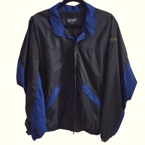 Vintage Footjoy FJ Dryjoys Golf Windbreaker/Rain Full Zip Jacket Medium